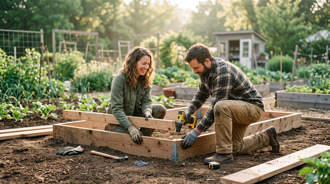 Build a Lasagna Garden in a Raised Bed