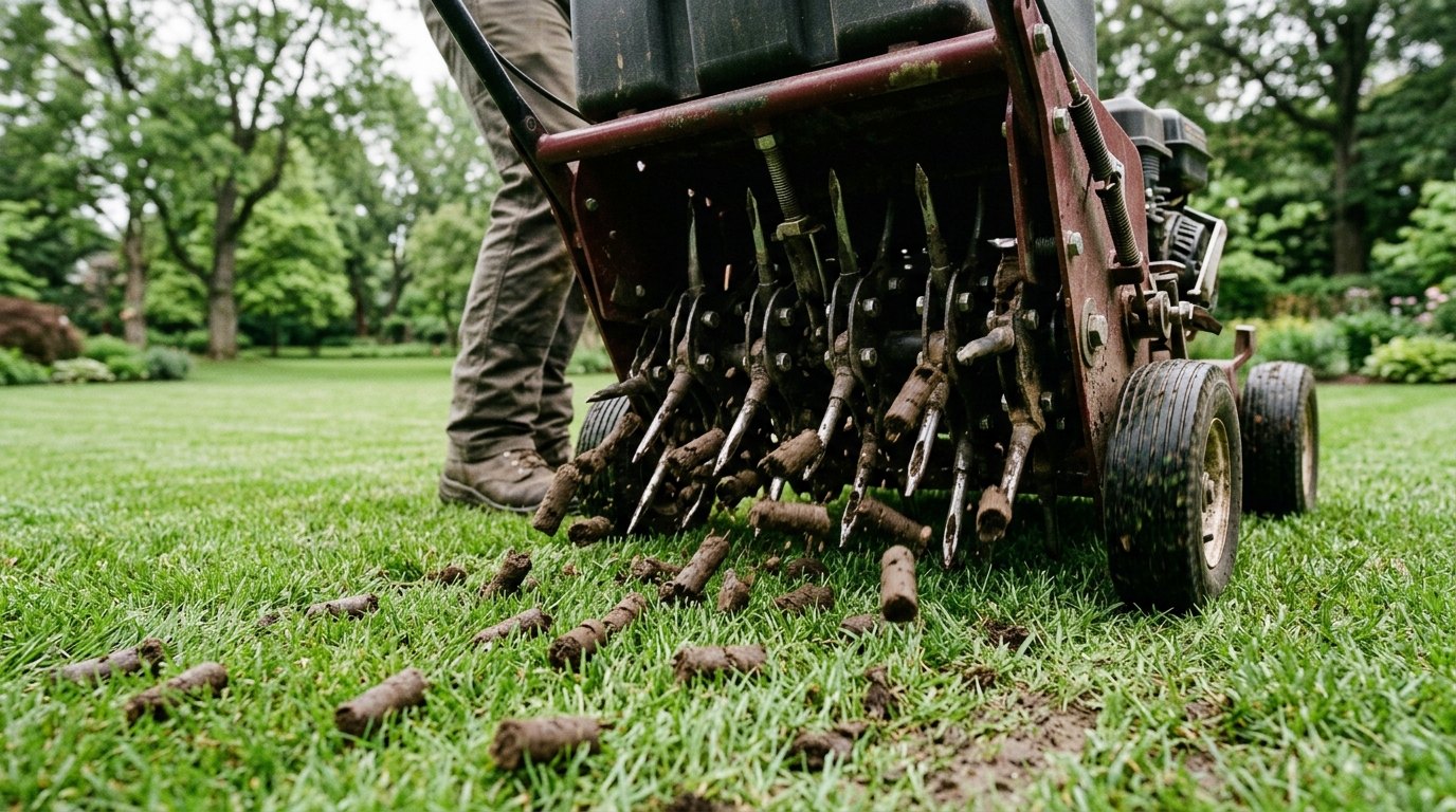 How to Aerate and Overseed Your Lawn in Late Spring for a Dense, Healthy Turf