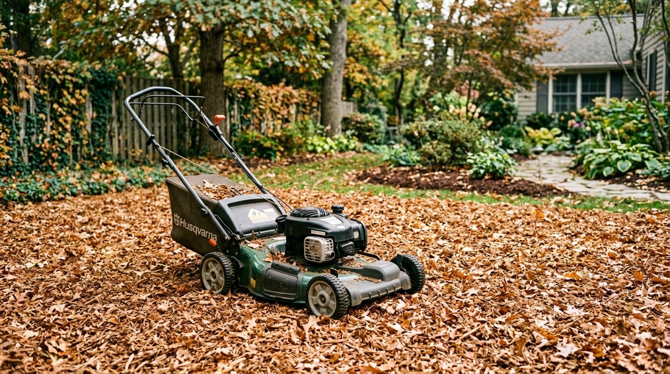 Mulch Leaves to Feed Your Lawn and Garden